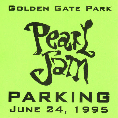 Pearl Jam Backstage Pass