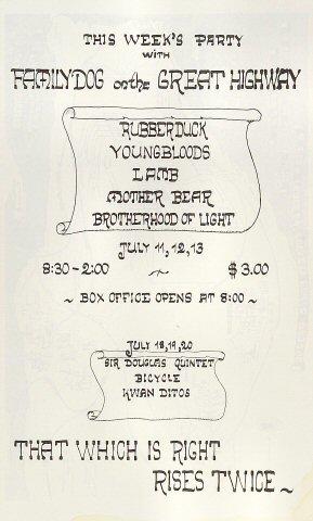 Rubber Duck Handbill