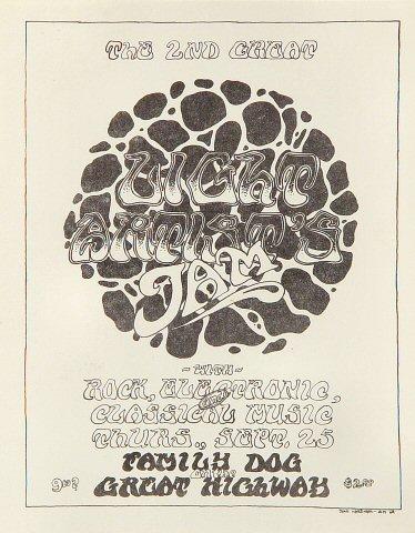 The 2nd Great Light Artist's Jam Handbill