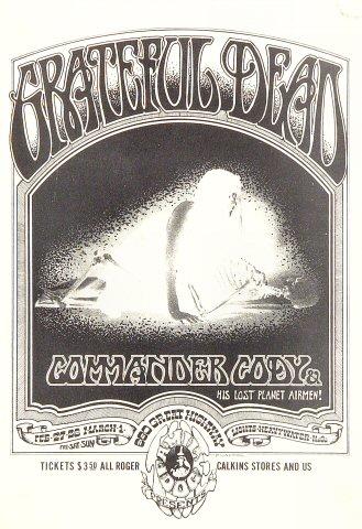 Grateful Dead Handbill
