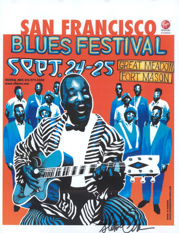 San Francisco Blues Festival Handbill