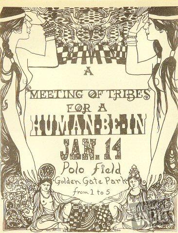 Human Be-In Handbill