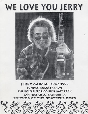 Jerry Garcia Handbill