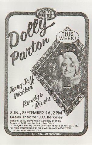Dolly Parton Handbill