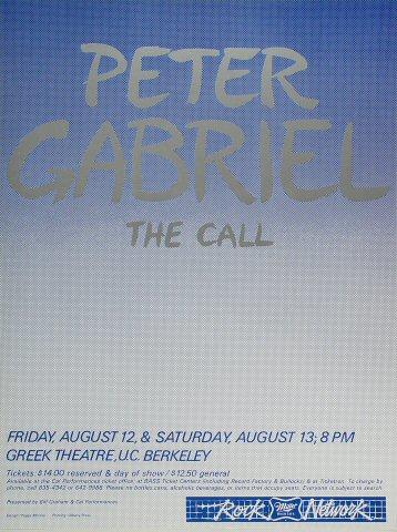Peter Gabriel Poster