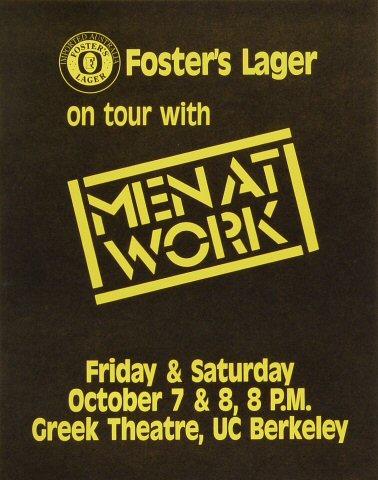 Men at Work Poster