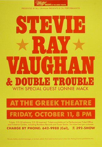Stevie Ray Vaughan & Double Trouble Poster