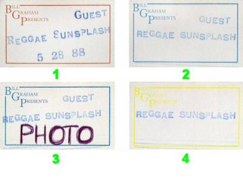 Yellowman Backstage Pass