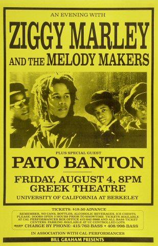 Ziggy Marley & the Melody Makers Poster