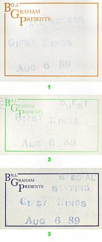 Gipsy Kings Backstage Pass