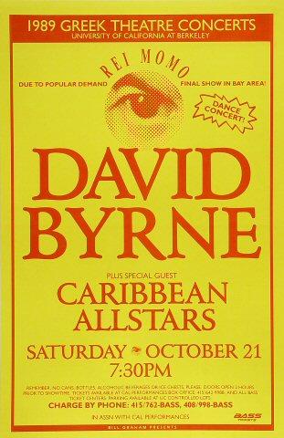 David Byrne Poster