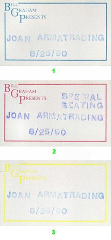 Joan Armatrading Backstage Pass
