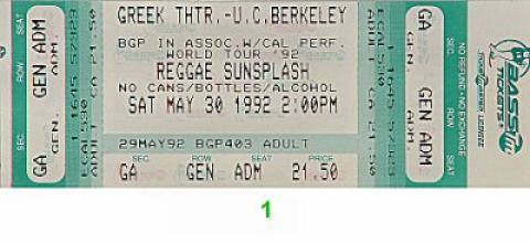 Aswad Vintage Ticket