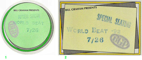 Jimmy Cliff Backstage Pass