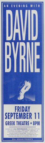 David Byrne Poster