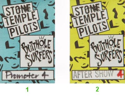 Stone Temple Pilots Backstage Pass