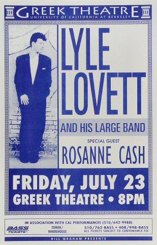 Lyle Lovett & His Large Band Poster
