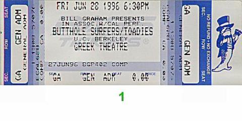 Butthole Surfers Vintage Ticket