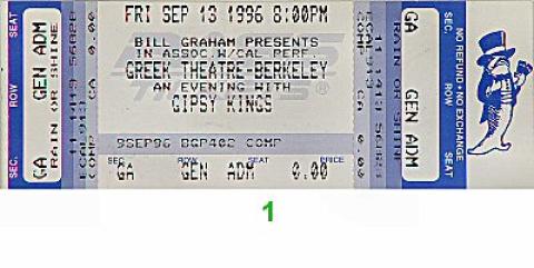 Gipsy Kings Vintage Ticket