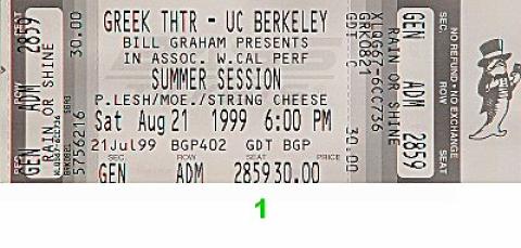 Phil Lesh & Friends Vintage Ticket