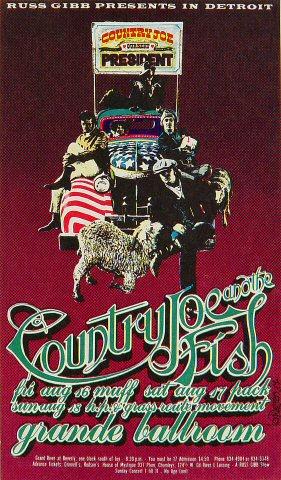 Country Joe & the Fish Postcard