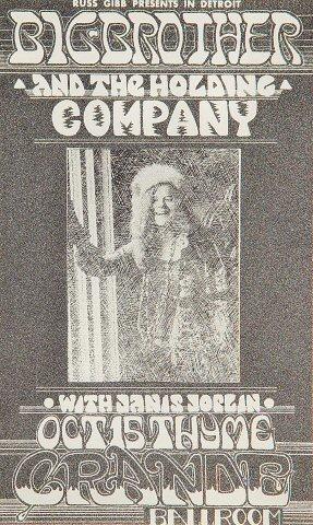 Big Brother and the Holding Company Handbill