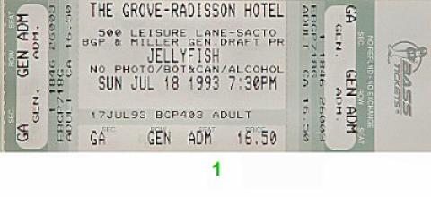 Jellyfish Vintage Ticket