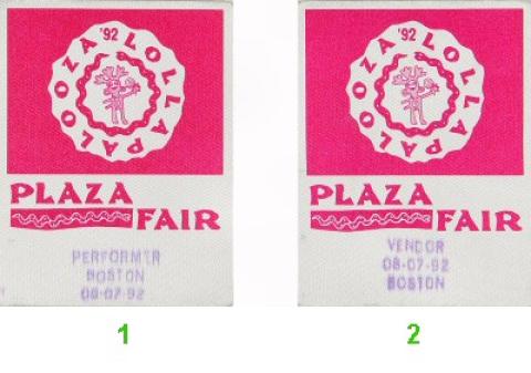 Lollapalooza Festival Backstage Pass