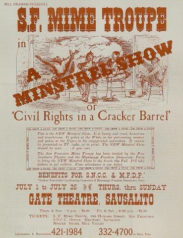 San Francisco Mime Troupe Postcard