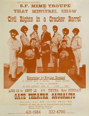 San Francisco Mime Troupe Postcard