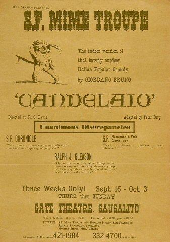 San Francisco Mime Troupe Postcard