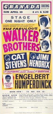 The Walker Brothers Handbill