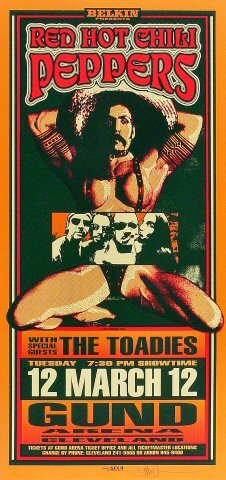 Red Hot Chili Peppers Silkscreen