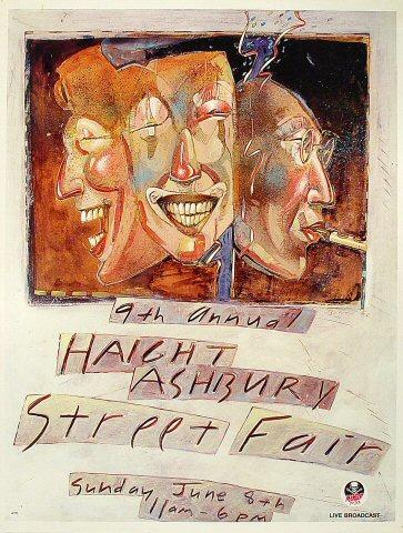 9th Annual Haight Ashbury Street Fair Poster