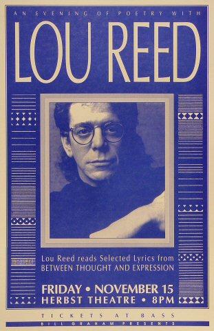Lou Reed Poster