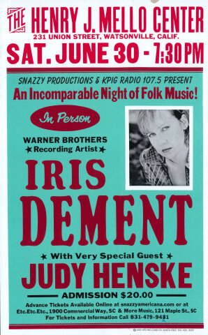 Iris DeMent Poster