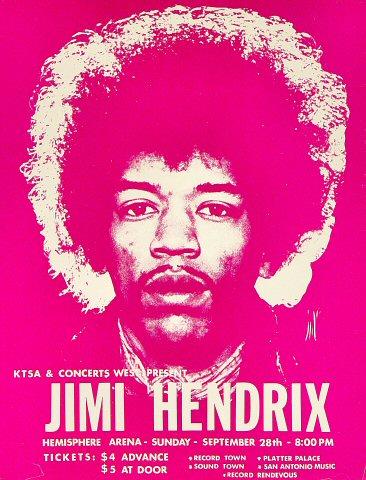 Jimi Hendrix Handbill