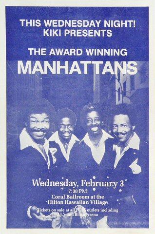 The Manhattans Handbill