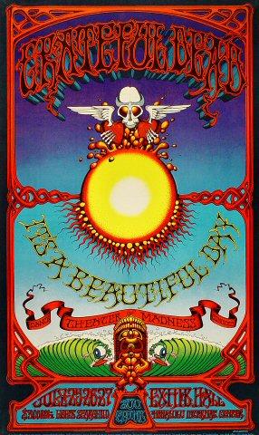 Grateful Dead Vintage Concert Poster from Honolulu International