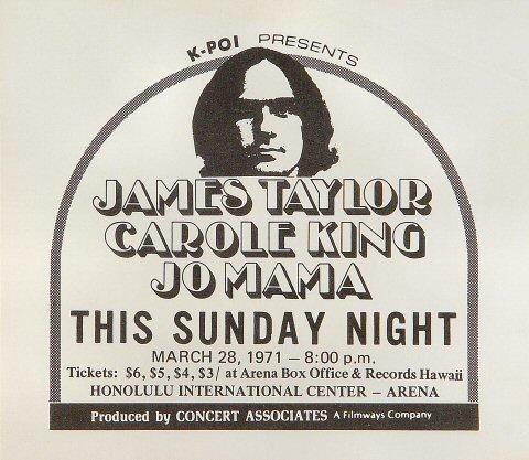 James Taylor Handbill