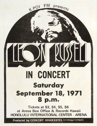 Leon Russell Handbill
