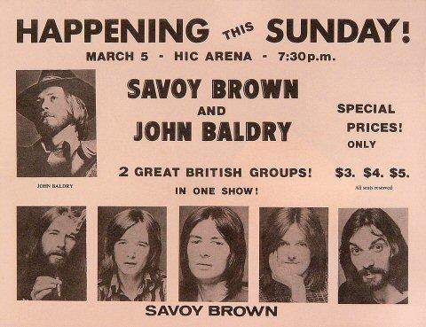 Savoy Brown Handbill