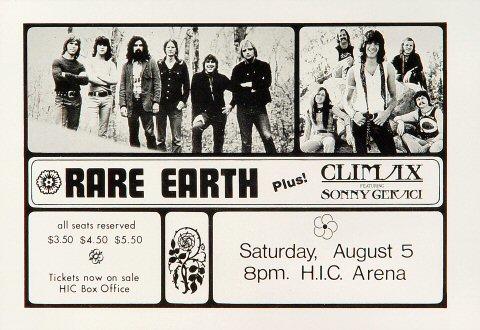 Rare Earth Handbill