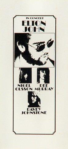 Elton John Handbill