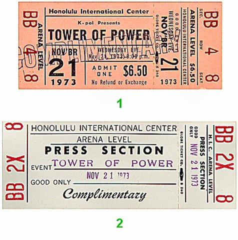 Tower of Power Vintage Ticket