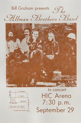 The Allman Brothers Band Handbill