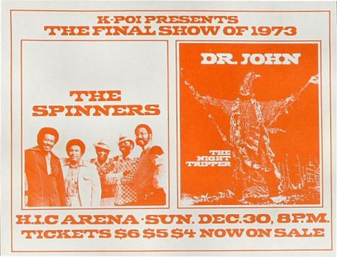 The Spinners Handbill