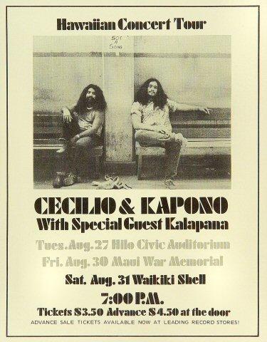 Cecilio and Kapono Handbill