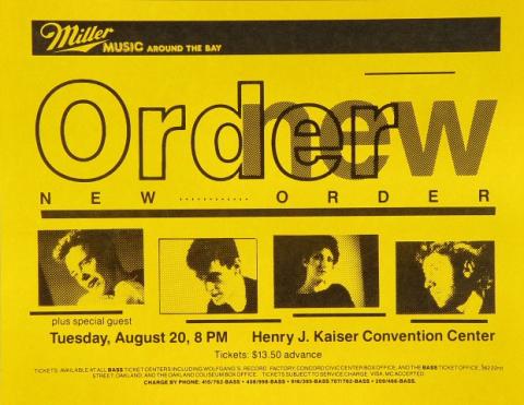 New Order Handbill