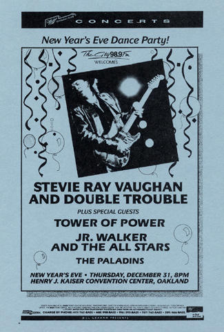 Stevie Ray Vaughan & Double Trouble Handbill